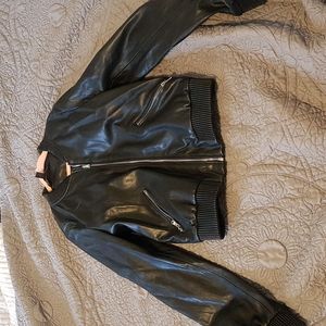 Zara Faux leather jacket